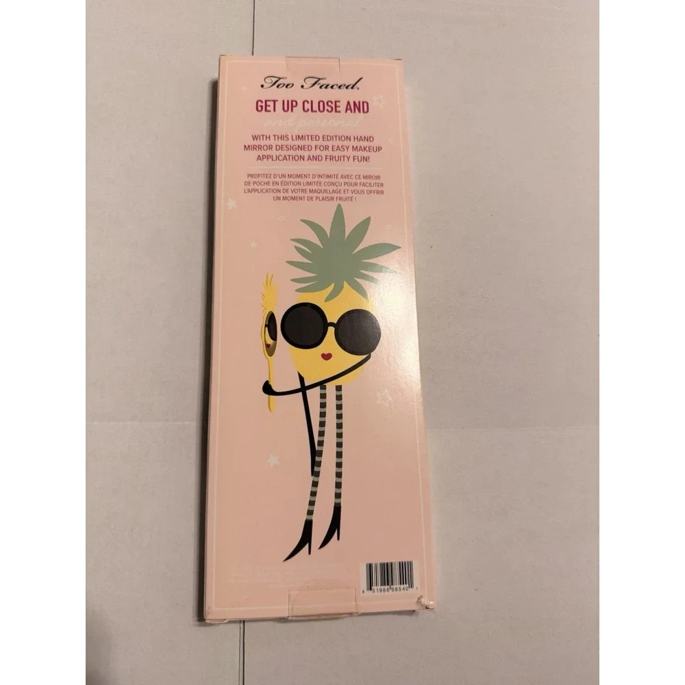Too Faced Tutti Frutti Pineapple Hand Mirror Lookin' Fine-Apple New in Box
